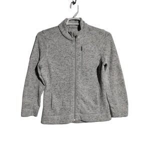 Marc New York Andrew Marc Performance gray zip up sweatshirt woman size medium